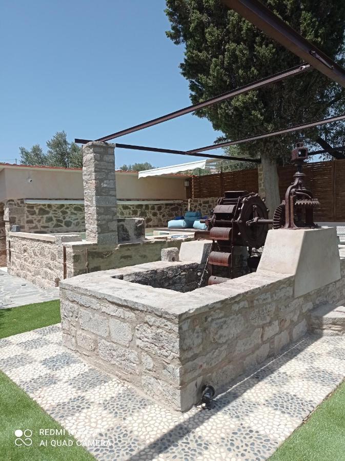 Περιβόλι Του Οδυσσέα Villa Volissos Bagian luar foto